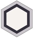 BALDOSA HIDRAULICA 20X23X1,5 HEXAGONAL MODELO 602 - DMS